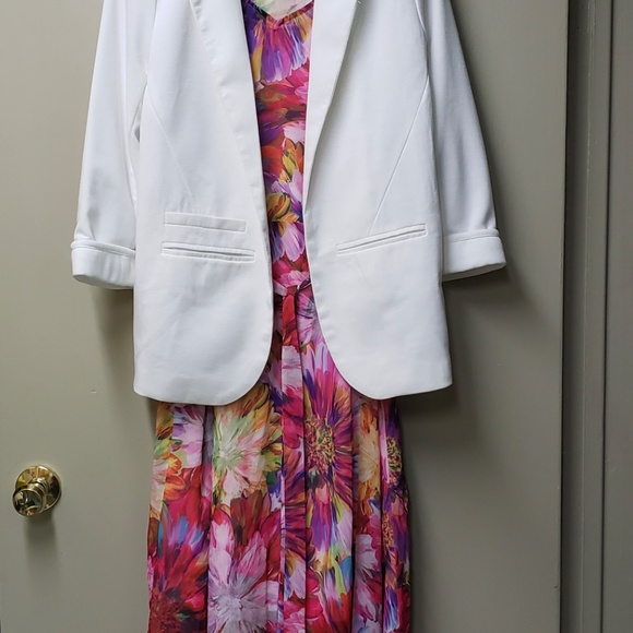 Multicolour Summer Maxi Dress With Lining - Picture 9 of 9